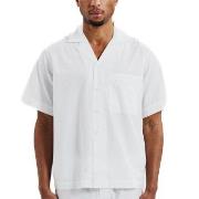 Bread and Boxers Woven Shirt Hvit økologisk bomull Large Herre
