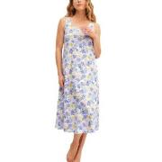 Calida Coastal Dreams Nightdress Hvit/Blå bomull Small Dame