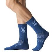 Sege Glide Light Wool Ski Socks Strømper Marine/Blå Str 40/42