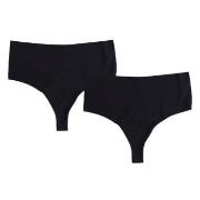 Pierre Robert Truser 2P Invisible Micro High Waist String Svart Large ...