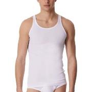 Schiesser Original Classics Rib Undershirt 3XL-6XL Hvit bomull 4XL Her...