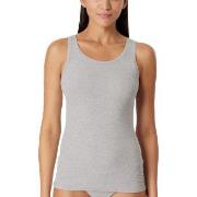 Schiesser Pure Rib Organic Cotton Top Grå 36 Dame