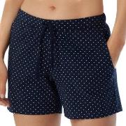 Schiesser Women Mix and Relax Shorts Prikket bomull 38 Dame