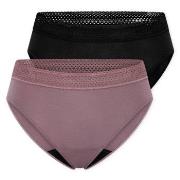 Schiesser Truser 2P Care Rio Period Pants Mixed bomull 44 Dame