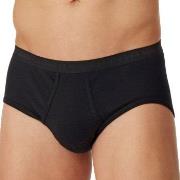 Schiesser 2P Original Classics Fine Rib Sport Briefs Svart bomull Smal...