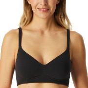 Schiesser BH Unique Cotton Soft Bra Svart bomull C 80 Dame