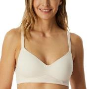 Schiesser BH Unique Cotton Soft Bra Krem bomull B 95 Dame