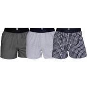 JBS 3P Organic Cotton Boxershorts Blå/Blå økologisk bomull Large Herre
