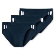 Schiesser 3P 95-5 Stretch Rio Slip Mørkblå bomull X-Large Herre