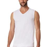 Schiesser 2P Cotton Tank Top V-Neck Hvit bomull XX-Large Herre