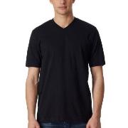 Schiesser 2P Essentials American T-shirts V-neck Svart bomull XX-Large...