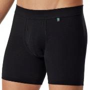 Schiesser Long Life Cotton Cyclist Boxer Svart bomull XX-Large Herre