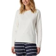Schiesser Mix and Relax Cotton Longsleeved Shirt Benhvit bomull 40 Dam...
