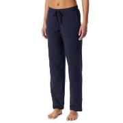 Schiesser Mix and Relax Long Cotton Pants Mørkblå bomull 42 Dame