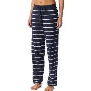 Schiesser Mix and Relax Long Cotton Pants Marine Stripet bomull 46 Dam...