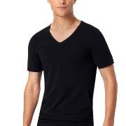 Schiesser 2P Organic Cotton V-Neck 3XL-4XL Svart økologisk bomull 4XL ...