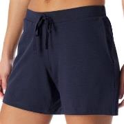 Schiesser Women Mix and Relax Cotton Shorts Mørkblå bomull 40 Dame