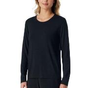 Schiesser Women Mix and Relax Longsleeved Shirt Svart modal 46 Dame