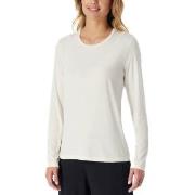 Schiesser Women Mix and Relax Longsleeved Shirt Benhvit modal 44 Dame