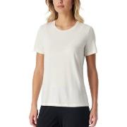 Schiesser Women Mix and Relax T-Shirt Benhvit bomull 36 Dame