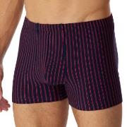 Schiesser Organic Cotton Boxershort Rød/Blå  bomull XX-Large Herre