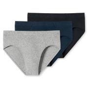 Schiesser 3P Supermini Organic Cotton Briefs Mixed bomull X-Large Herr...