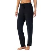 Schiesser Women Mix and Relax Straight Pants Svart modal 42 Dame