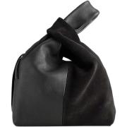 Markberg ElviraMBG Knot Bag, Suede Mix 100 Black