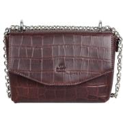 Adax Teramo eco shoulder bag Malene Dark Brown, 18x12,5x5,5 cm