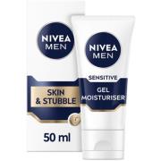 NIVEA Sensitive Skin & Stubble Gel Moisturiser 50 ml