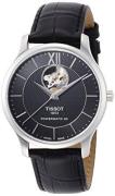 Tissot Herreklokke T063.907.16.058.00 Tradition Sort/Lær Ø40 mm