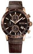 Hugo Boss Herreklokke 1513392 Rafale Brun/Lær Ø44 mm