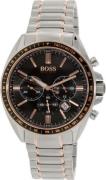 Hugo Boss Herreklokke 1513094 Chronograph Sort/Rose-gulltonet stål