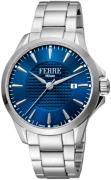 Ferrè Milano Herreklokke FM1G157M0051 Lenio Blå/Stål Ø42 mm