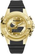 Guess Herreklokke GW0341G2 Force Gulltonet/Gummi Ø47 mm