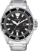 Citizen Herreklokke BM7458-80E Sort/Stål Ø43.5 mm