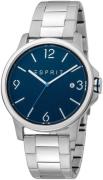 Esprit Herreklokke ES1G156M0075 Course Blå/Stål Ø40 mm