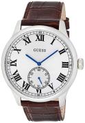 Guess Herreklokke W1075G4 Hvit/Lær Ø44 mm