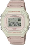 Casio Dameklokke W-218HC-4A2VEF Collection LCD/Resinplast