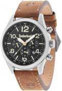 Timberland Herreklokke TBL15249JS.02 Sort/Lær Ø43 mm