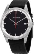 Calvin Klein Herreklokke K4N211C1 Time Sort/Lær Ø40 mm