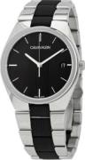 Calvin Klein Herreklokke K9E211B1 Sort/Gummi Ø40 mm