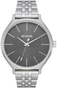 Nixon Dameklokke A12492762-00 Grå/Stål Ø38 mm