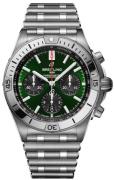 Breitling Herreklokke AB0134101L1A1 Chronomat B01 42 Grønn/Stål