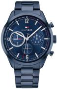 Tommy Hilfiger Herreklokke 1791945 Matthew Blå/Stål Ø44 mm