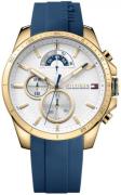 Tommy Hilfiger Herreklokke 1791353 Other Hvit/Gummi Ø48 mm