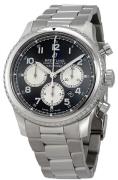 Breitling Herreklokke AB0117131B1A1 Navitimer Chronograph Sort/Stål