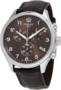 Tissot Herreklokke T116.617.16.297.00 Chrono Xl Brun/Lær Ø45 mm