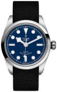 Tudor Dameklokke M79580-0006 Black Bay Blå/Tekstil Ø32 mm