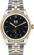 Tudor Herreklokke M57103-0002 Glamour Double Date Sort/Gulltonet